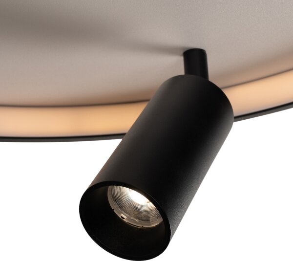Brilagi - LED stmievateľné stropné svietidlo UNITY LED/48W/230V + 1xGU10/3W biela/čierna +DO