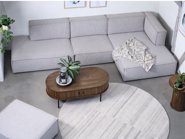 Konferenčný stolík v dekore duba v prírodnej farbe 60x120 cm Nola – Unique Furniture