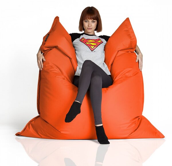 CrazyShop Sedací vak Standard 144×180 cm, oranžový