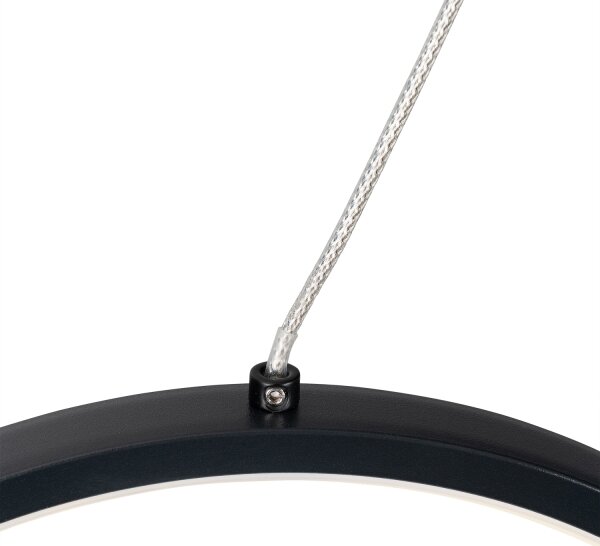 Brilagi - LED závesný luster ECHO na lankách LED/60W/230V 4000K 100 cm čierny