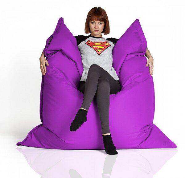 CrazyShop Sedací vak Standard 144×180 cm, lila