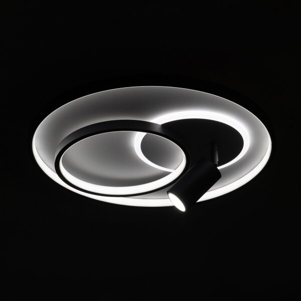 Brilagi - LED stmievateľné stropné svietidlo UNITY LED/60W/230V + 1xGU10/3W biela/čierna +DO