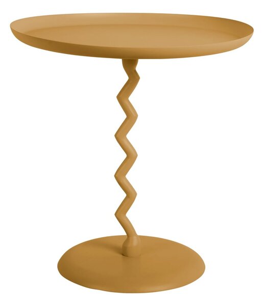 Kovový okrúhly odkladací stolík ø 40 cm Zig Zag – Leitmotiv