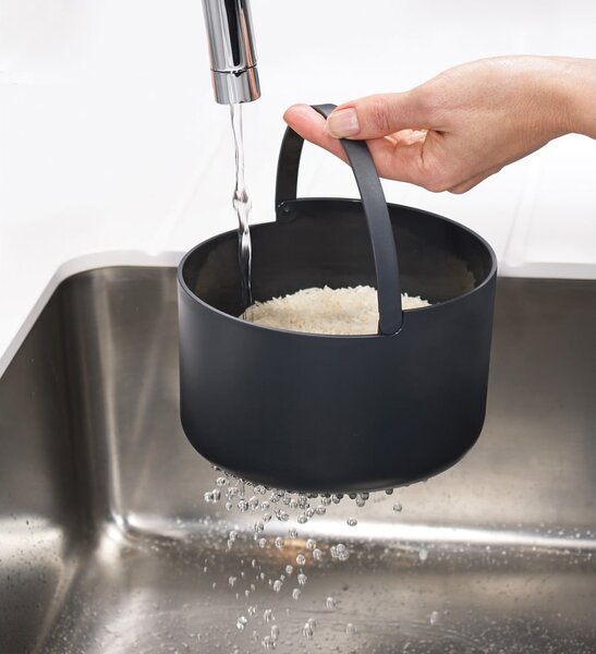 Oranžovo–sivá súprava na prípravu ryže M–Cuisine – Joseph Joseph