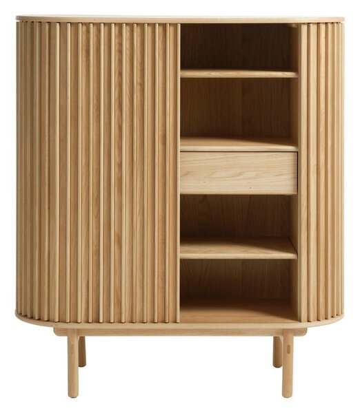Skrinka v dekore duba v prírodnej farbe 110x125 cm Carno – Unique Furniture