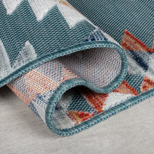 Modrý vonkajší behúň 80x230 cm Avery Blue – Flair Rugs