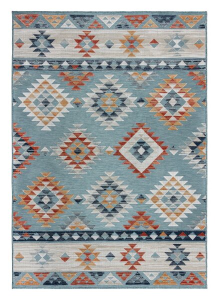Modrý vnútorný a vonkajší koberec 120x170 cm Avery Blue – Flair Rugs