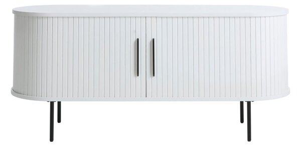 Biely TV stolík 120x56x40 cm Nola – Unique Furniture