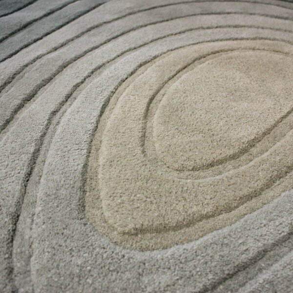 Modrý vlnený koberec 160x230 cm Puddle Ombre Wool – Flair Rugs