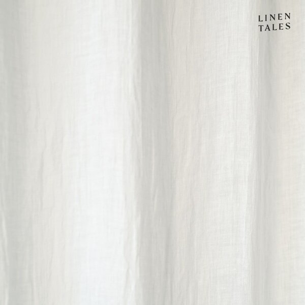 Biela ľanová záclona 130x300 cm White – Linen Tales