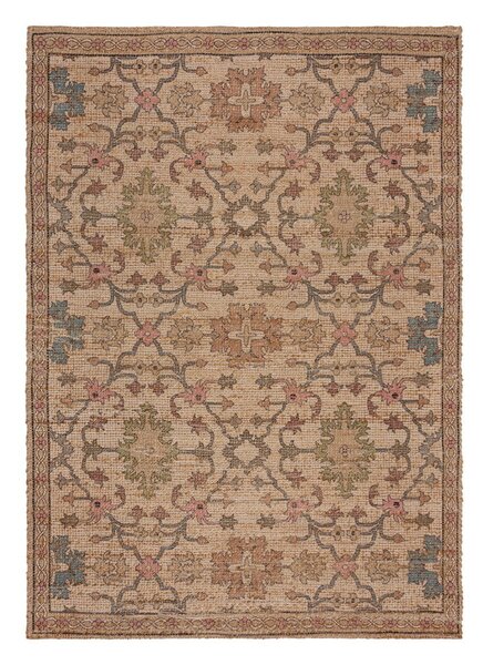 Ručne tkaný koberec s prímesou juty v prírodnej farbe 200x290 cm Celine Jute Global – Flair Rugs