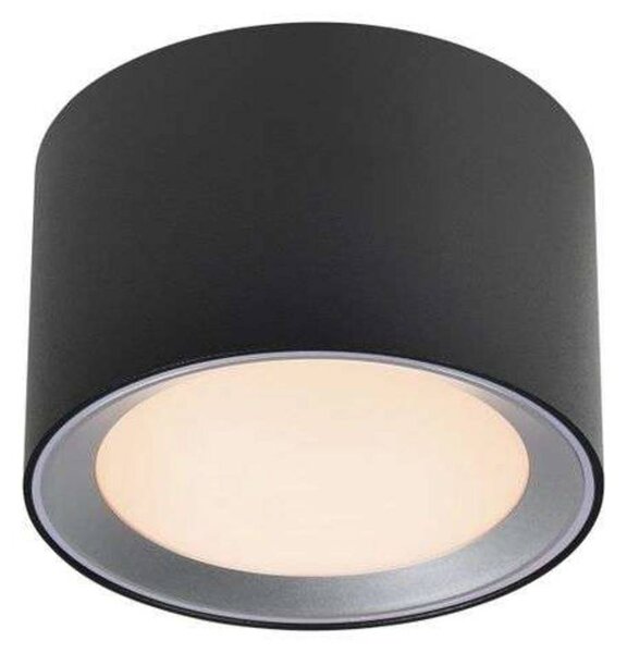 Stropný bod LED Landon Smart, čierny, výška 8,2 cm, Čierna, Obývacia izba / jedáleň, kov, Závesné svietidlo