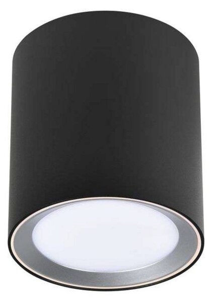 Stropný LED reflektor Landon Smart, čierny, výška 14 cm, Čierna, Obývacia izba / jedáleň, kov, Závesné svietidlo
