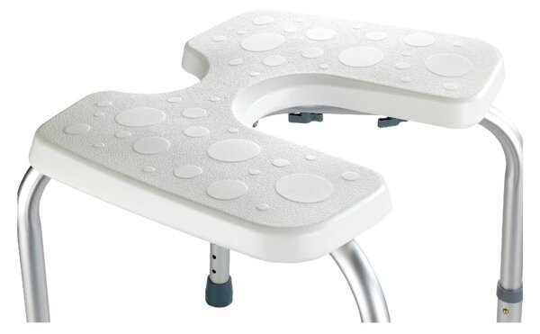 Stolička do sprchy Wenko Hygienic Stool White, 53 × 46 cm