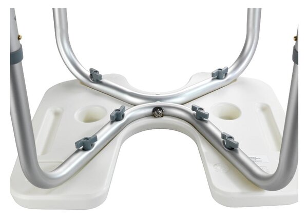 Stolička do sprchy Wenko Hygienic Stool White, 53 × 46 cm