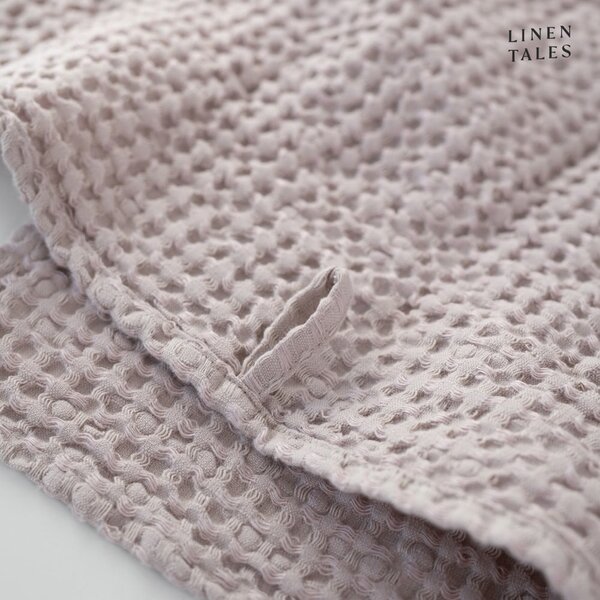 Svetloružové uteráky a osušky v súprave 3 ks Honeycomb - Linen Tales