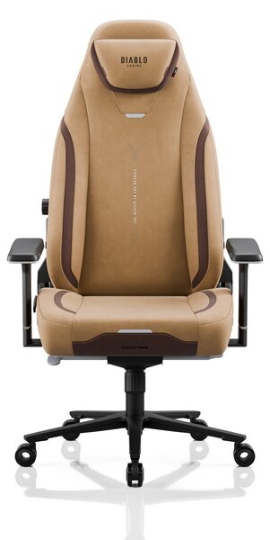 Herná stolička látková hnedá, Normal: Diablo X.Eye Prime Camel Brown