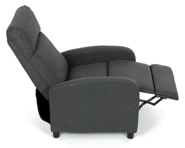 TV-W3397 GREY2, Komfortné TV polohovacie kreslo, poťah sivá látka, 130 kg
