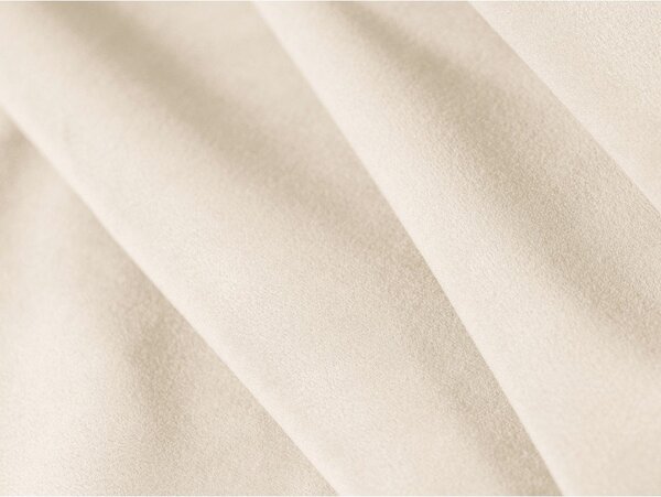 Krémovobiela zamatová rozkladacia/s úložným priestorom pohovka 262 cm Tonale – Cosmopolitan Design