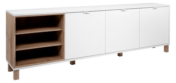 Komoda MENORCA 57A svetlý antik/biela
