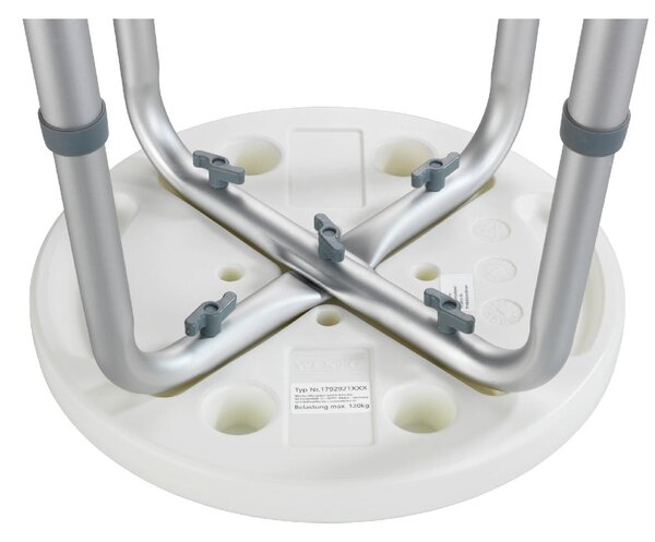 Stolička do vane či sprchy Wenko Bath/Shower Stool, 45 × 45 cm