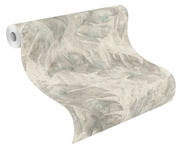 RASCH | Vliesová tapeta na stenu Beltesto 416138 | 0,53 x 10,05 m | šedá, krémová, vining ivy