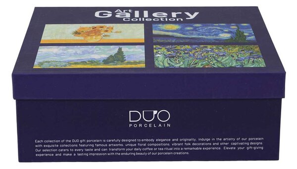 Porcelánový hrnček Van Gogh 350 ml sada 4ks