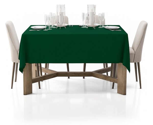 Obrus na stôl Standard tmavozelený Farba Tmavozelená Rozmery 90x90 cm