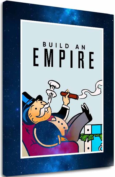 Obraz na plátne Build an Empire - Podnikateľský Citát