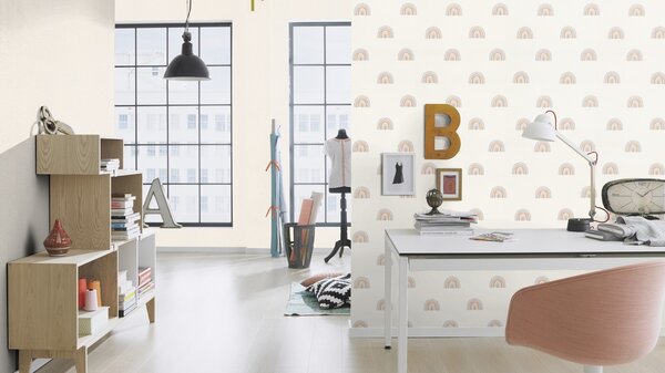 RASCH | Vliesová tapeta na stenu Kids World 2 252804 | 0,53 x 10,05 m | šedá