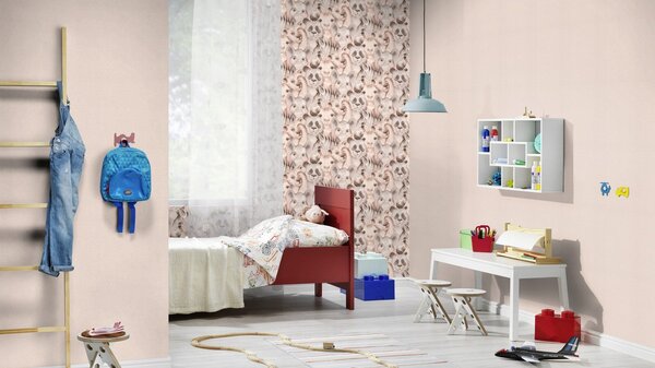 RASCH | Vliesová tapeta na stenu Kids World 2 252828 | 0,53 x 10,05 m | šedá