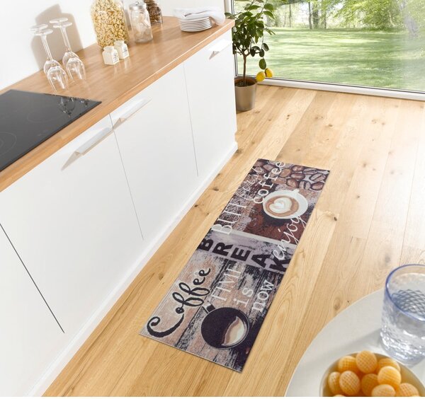 Hnedý koberec behúň 50x150 cm Enjoy Coffee Break – Hanse Home