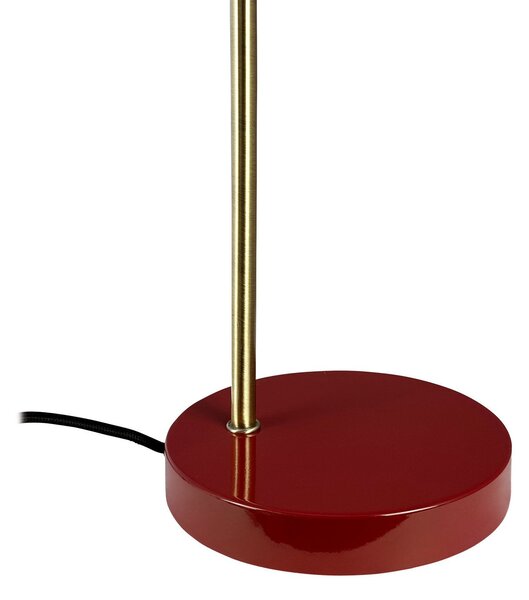 Stolové Lampa Dyberg Larsen, Ocean, Červená, Obývacia izba, Kov, Dizajnový