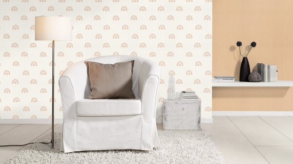 RASCH | Vliesová tapeta na stenu Kids World 2 252866 | 0,53 x 10,05 m | hnedá