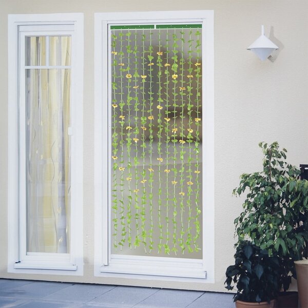 Žltý/zelený záves do dverí 90x190 cm Sunflowers – Maximex
