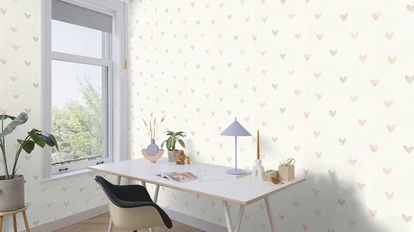 RASCH | Vliesová tapeta na stenu Kids World 2 301717 | 0,53 x 10,05 m | biela