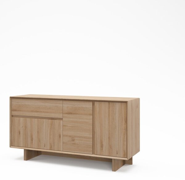 Komoda v dekore duba v prírodnej farbe 146x76x45 cm Carpi – Marckeric