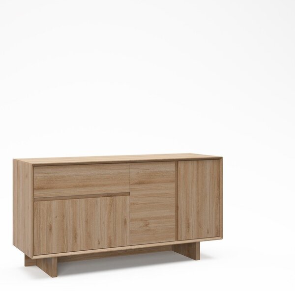 Komoda v dekore duba v prírodnej farbe 146x76x45 cm Carpi – Marckeric