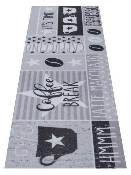Sivý koberec behúň 50x150 cm Its Time for Espresso – Hanse Home