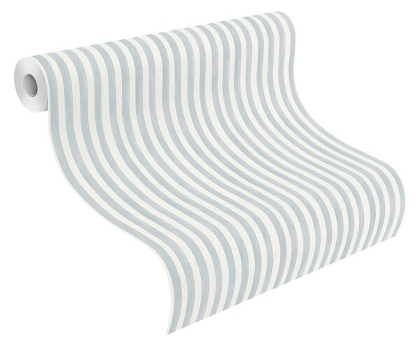 RASCH | Vliesová tapeta na stenu Kids World 2 252743 | 0,53 x 10,05 m | biela, modrá