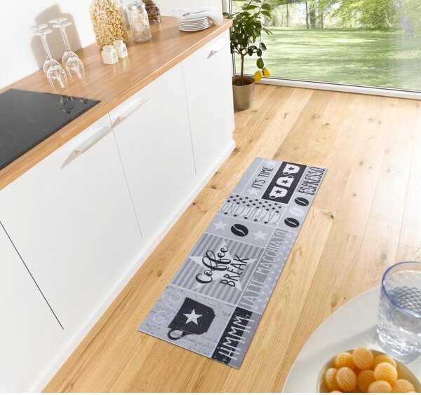 Sivý koberec behúň 50x150 cm Its Time for Espresso – Hanse Home