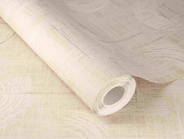 RASCH | Vliesová tapeta na stenu Beltesto 429046 | 0,53 x 10,05 m | krémová, béžová, metalická, ružová
