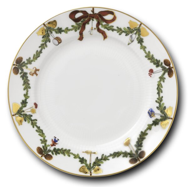 Porcelánový tanier Star Fluted Christmas 19 cm