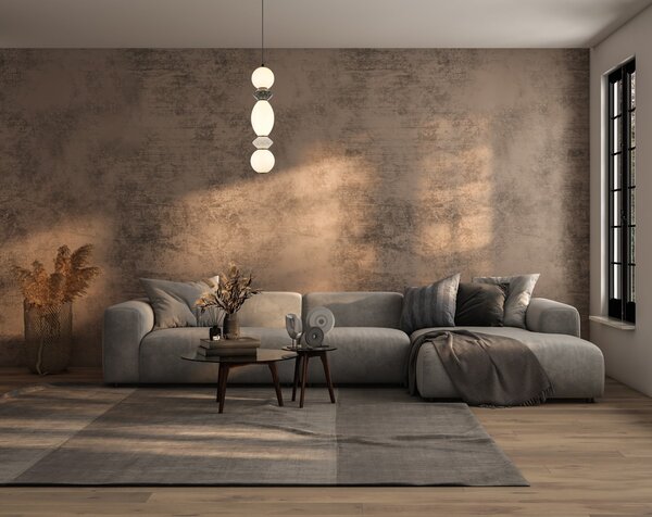 Italux PND-94921-3V-BK LED závesné stropné svietidlo Balos | 14W integrovaný LED zdroj | 3000K | čierna | sivá | opálová