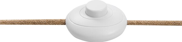 Stojaca lampa svetlohnedá kovový podstavec látkové tienidlo 149 cm moderný klasický štýl osvetlenie