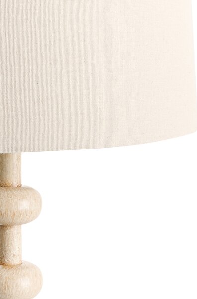 Stojaca lampa svetlohnedá kovový podstavec látkové tienidlo 149 cm moderný klasický štýl osvetlenie
