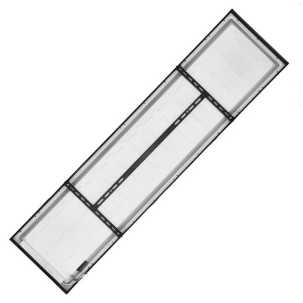 LED Prisadený panel BRISBANE LED/36W/230V 4000K 29,5x119 cm čierna