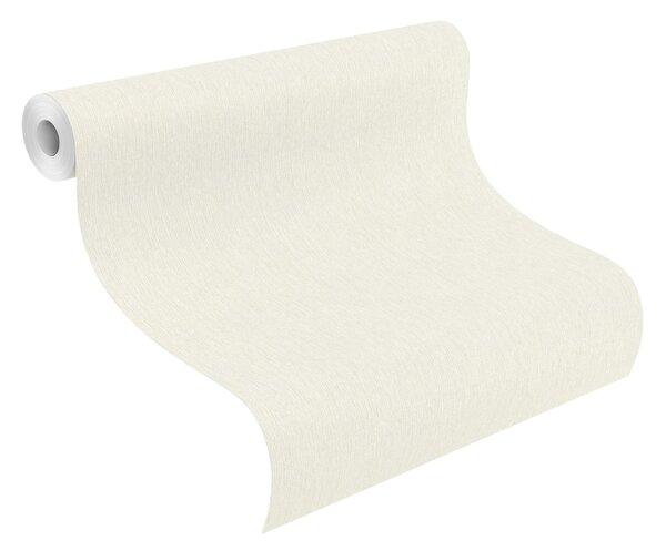 RASCH | Vliesová tapeta na stenu Amara 608632 | 0,53 x 10,05 m | biela