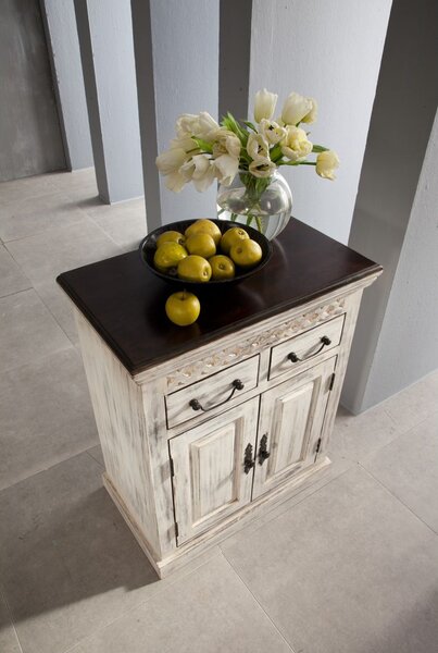 ANTIK Komoda 70x40 cm, mango a akácia