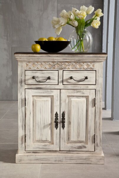 ANTIK Komoda 70x40 cm, mango a akácia